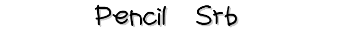 Pencil (sRB) font